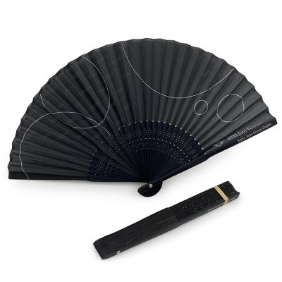  Fabric Bamboo Hand Fan