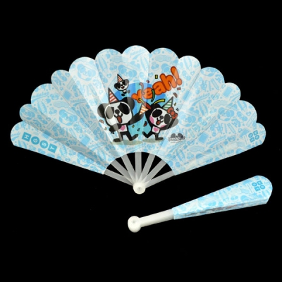 Promotion Plastic Folding Hand Fan 01